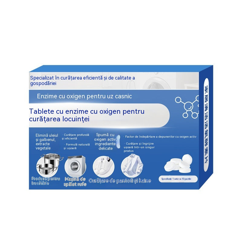 🎁【Produs nou dezvoltat】Detergent universal pentru îndepărtarea petelor, tablete efervescente de curățare multifuncționale