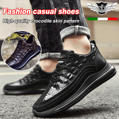 【38-48】Pantofi sport italieni de lux cu imprimeu de crocodil