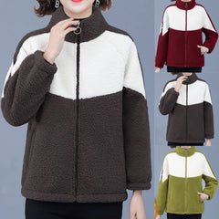❄️Geacă de iarnă nouă din fleece multicolor