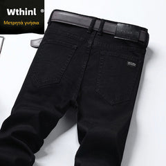 【Cei Mai Bine Cotați Pantaloni】Blugi Drept Conici de Bărbați