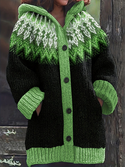 【S~5XL】✨Κομψό ρετρό μπουφάν με κουκούλα