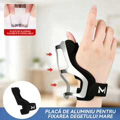 🏥 Orteză Medicală Deget Mare și Încheietură – Recomandată de Ortopezi contra Tendinitei, Plăcuță Aluminiu, Modelator 1+1 GRATIS! 💥✨