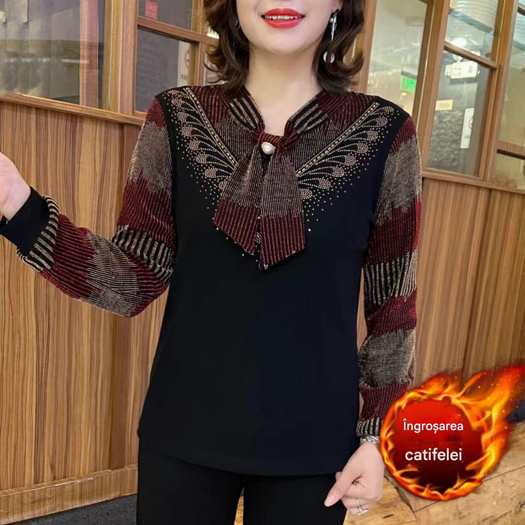 🎀🧶【Premiat】🍁Top tricotat modern cu decolteu tip fular, care flatează silueta