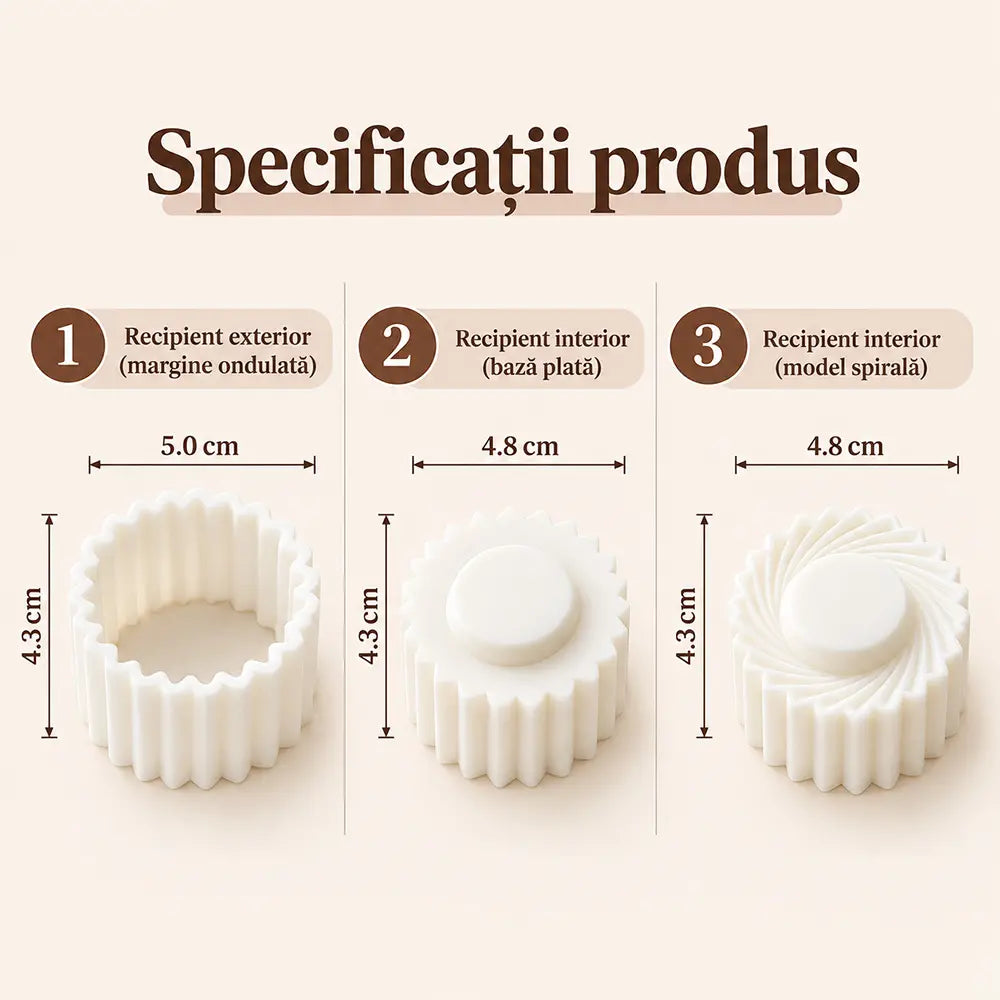 ✨ Formă Presabilă de Copt pentru Fursecuri cu Gem și Tarte (Model Floral 3D) 🍓 | 🍪 Rezultate Perfecte din 3 Pași · Antiaderentă · Cumpără 1 și Primești 1 CADOU 🎁 (Set 2 Buc)