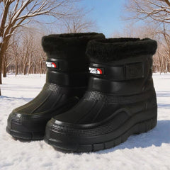 [50% Reducere] Pantofi bărbătești călduroși și impermeabili, căptușiți cu fleece, rezistenți și potriviți pentru ploaie și zăpadă