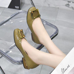 【Foarte economic!】Pantofi de damă plați, moderni și eleganți, cu cataramă metalică