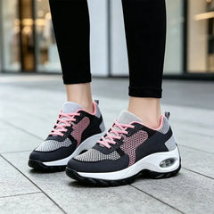 👟Pantofi Casual Confortabili cu Plasă Respirabilă și Talpă cu Pernă de Aer——Spune adio durerilor de picioare și mersului obositor!