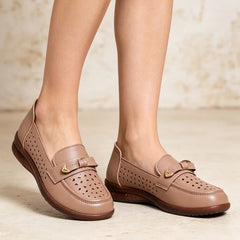 👞【best-seller în magazin】pantofi casual din piele, cu talpă moale și design perforat respirabil