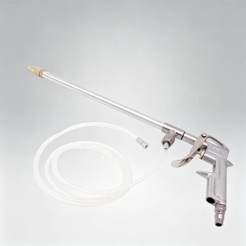 Pistol de Spălat Motor și Piese Auto Pneumatic, Proiectat pentru Îndepărtarea Uleiului și Prafului, Tijă Lungă din Metal, Presiune Puternică