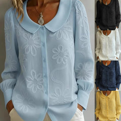 Nouă colecție👚Cămașă Retro Franțuzească cu Broderii