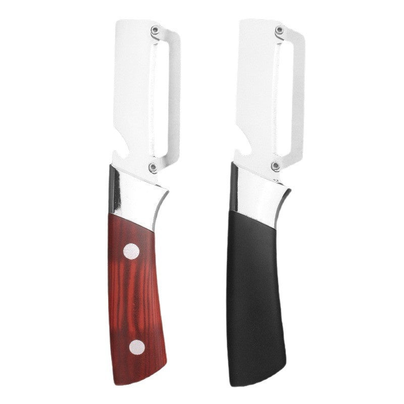 ✅ Cumpără 1, primești 1 (în total 2 bucăți) 🧅🔪 Cuțit de curățat multifuncțional 3 în 1: curăță, taie legume și deschide sticle! 🔥