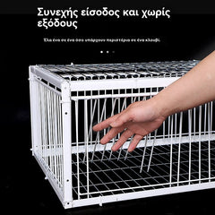 ✅Cușcă de păsări nouă, complet automată: fără evacuare, cu bază