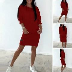 🎁Rochie elegantă de toamnă-iarnă｜Acoperă imperfecțiunile, flatează silueta și se potrivește oricărei ținute