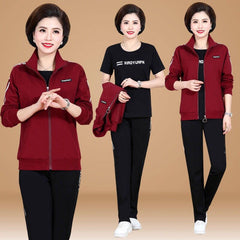 【M-5XL】【Jachetă + tricou + pantaloni】2025 Set sport casual din trei piese