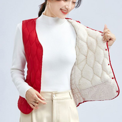💟50% REDUCERE🔥【Must-have pentru toamnă/iarnă】Vestă ușoară, călduroasă, fără mâneci