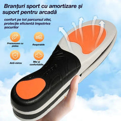⚡【Set 2 bucăți】👟 Branțuri sport cu amortizare și suport pentru arcadă – confort pe tot parcursul zilei, protecție eficientă împotriva șocurilor 🏃‍♂️