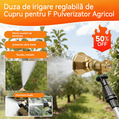 💦Duză de Pulverizare Ajustabilă din Alamă pentru Pulverizator Agricol 🌾