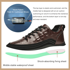 🐊【38-48】Sneakers italiene de lux cu imprimeu de crocodil