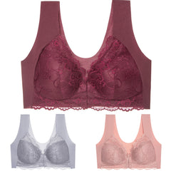 ✨ 【Cumperi 2, primești 1 gratis】Sutien sexy fără sârmă cu închidere frontală