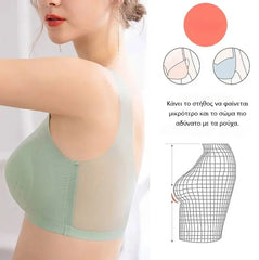 💕【Cumpără 2, Primești 1 Gratuit】【40-120 kg】Model 2026 – Sutien ultra-subțire, respirabil și care modelează bustul