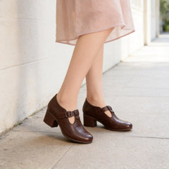 Eleganță Casual 2026 ✨ Pantofi Oxford din Piele Naturală Moale cu Toc Gros ✨ Confort Absolut (Mărimi 35-40)!