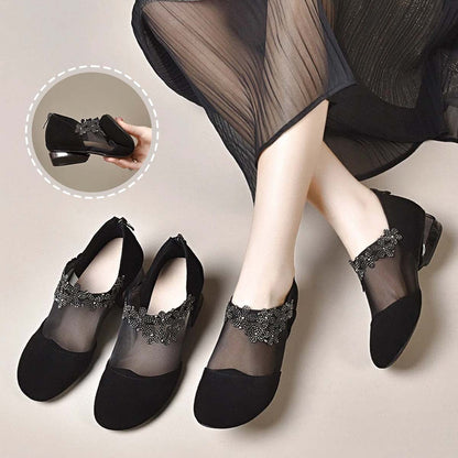 ✨【35-41】🏆Γυναικεία Γόβες με Ανοιχτό Δίχτυ και Μαλακή Σόλα