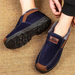 【Bestseller de iarnă】 Pantofi bărbătești casual din bumbac 100% în culori solide