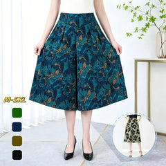 ❤️【Produs bestseller în magazin】❤️ Pantaloni largi cu talie înaltă și imprimeu – noul model de vară, ușori și moderni