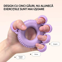 Dispozitiv de Recuperare Medicală a Mâinii, Inel și Extensor pentru Degete și Încheietură, Antrenor de Forță și Flexibilitate