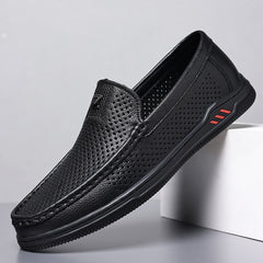 【36-43】Balerini casual perforați stil retro｜Talpă moale, confort zilnic｜Slip-on, mărimi mari