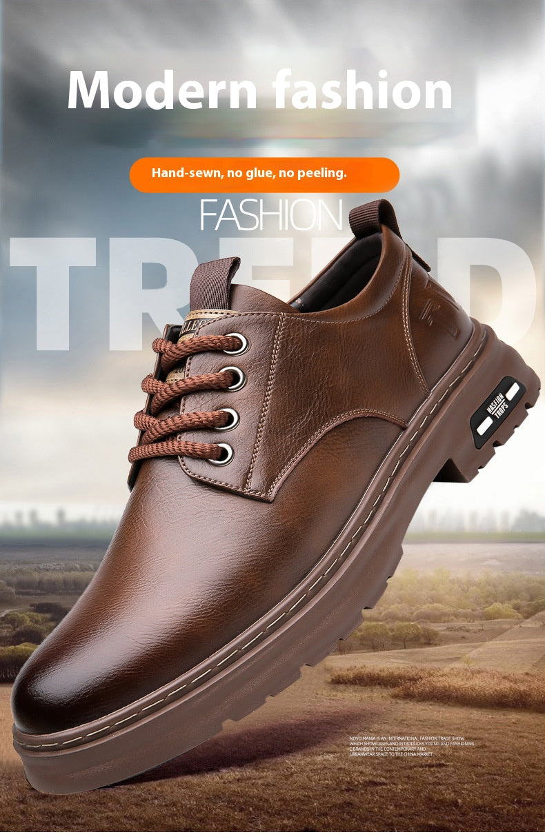 🏆【39-44】🔥Pantofi din Piele pentru Bărbați, Stil Business, Colecția Toamnă 2025, Hot Sale, Piele Moale, Talpă Moale