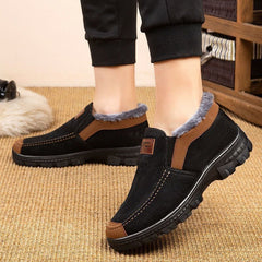 【Bestseller de iarnă】 Pantofi bărbătești casual din bumbac 100% în culori solide