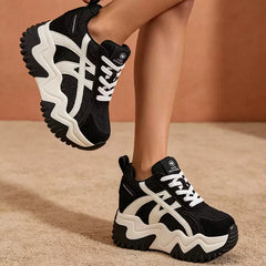 🖤 Pantofi sport chunky moderni și confortabili – efect de înălțare discretă + subțiază vizual silueta