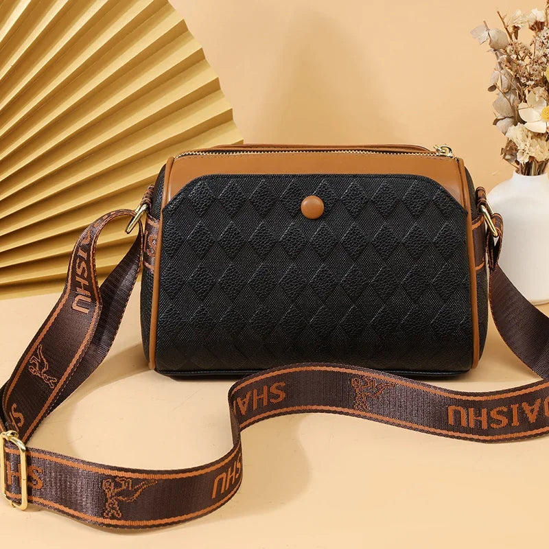 👜✨Geantă de umăr din piele, elegantă, de lux, franțuzească