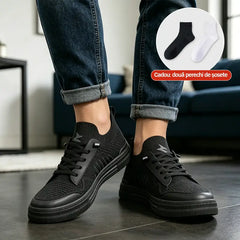 🔥🔥Pantofi Casual din Mesh: Ultra-Ușori și Relaxanți pentru Conducere, Mărimi 39-44【Două perechi de șosete din bumbac pur vor fi incluse cadou.】