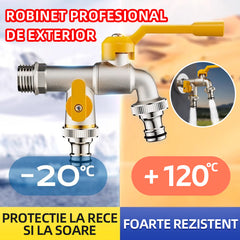 🔥【cumperi unul și primești unul gratis】Robinet de grădină anti-îngheț, rezistent la spargere, cu strat gros, pentru curte