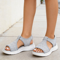 【Talpă ultra moale】Sandale moderne, confortabile și respirabile din material flyknit