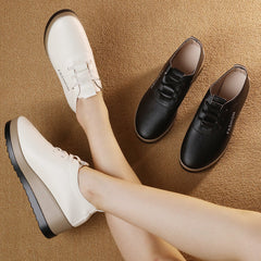 🔥Oferta speciala🔥【35-42】Pantofi de dama din piele cu talpa groasa, noua tendinta de toamna