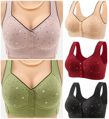 ✨💕【Set de 3 piese】Sutien cu închidere frontală, fără armătură, pentru femei【40–120 kg】