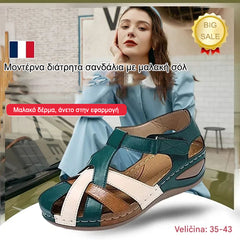 💖【Noua colecție de vară!】Sandale cu talpă moale și decupaje la modă