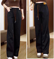 🔥【Bestseller în magazin】👖 Blugi casual cu talie înaltă și căptușeală fleece