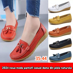 【35-44】2025 încălțăminte casual de damă, nouă modă, din piele naturală