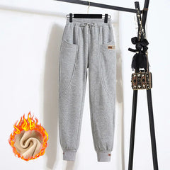 🔥✅【Vânzări mari!!】Pantaloni casual căptușiți cu fleece și bumbac 100%