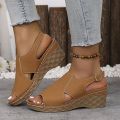 Sandale cu Platformă Fashion: Design Decupat, Mărimi 36-43 ✨