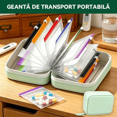 🧳 Organizator Multifuncțional din Silicon – Pastile, Bijuterii și Monede, Toate Perfect Ordonate Într-un Singur Loc! 💎✨