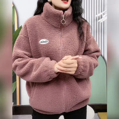 【M-4XL】Geacă de iarnă din lână fleece, geacă de bumbac, geacă groasă de bumbac cu lână de miel, geacă călduroasă