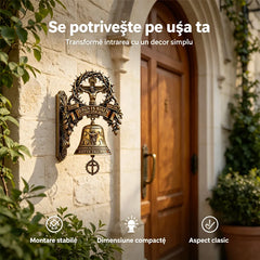 🔔Simbolul credinței și al speranței pentru căminul tău!——Clopoțel de Perete "Triumf"