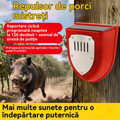🐗🐗Lumină de alarmă de securitate solară