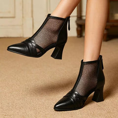 🖤👢【Design creat de designeri italieni】Botine moderne din piele naturală în stil luxury – elegante, rafinate și pline de personalitate