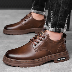 🏆【39-44】🔥Pantofi din Piele pentru Bărbați, Stil Business, Colecția Toamnă 2025, Hot Sale, Piele Moale, Talpă Moale